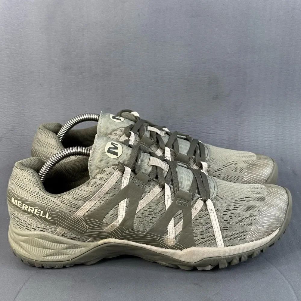Merrell Siren Hex Q2 Womens Low Top Athletic Shoes Olive Green size 10 new
